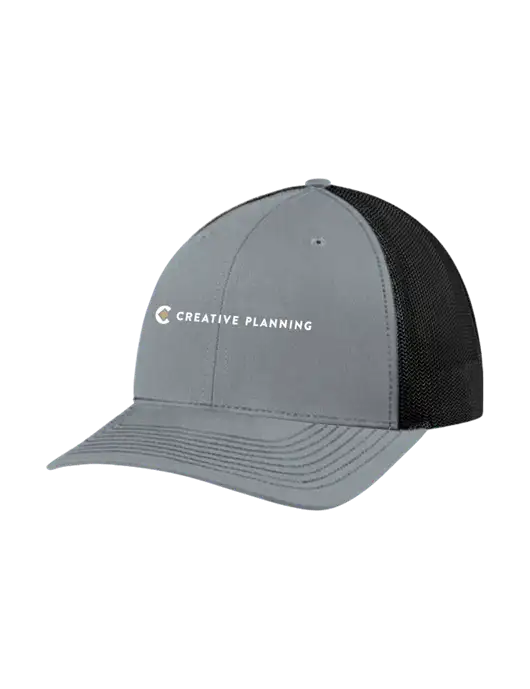 Richardson Adjustable Snapback Original 112 Trucker Cap Heather Grey w/Black Mesh w/Creative Planning Logo