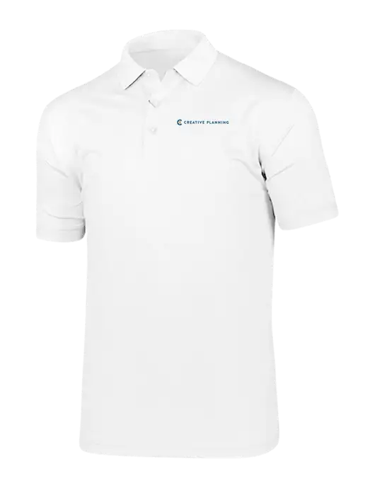 Callaway Vibrant Bright White Ventilated Polo w/Creative Planning Logo