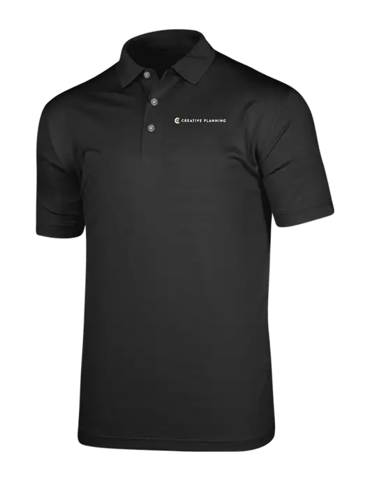 Callaway Vibrant Black Ventilated Polo w/Creative Planning Logo