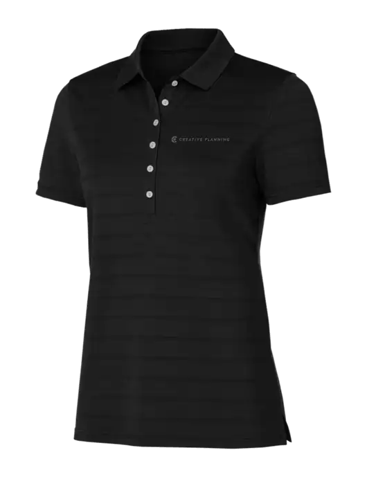 Callaway Womens Black Ventilated Polo w/Creative Planning Logo