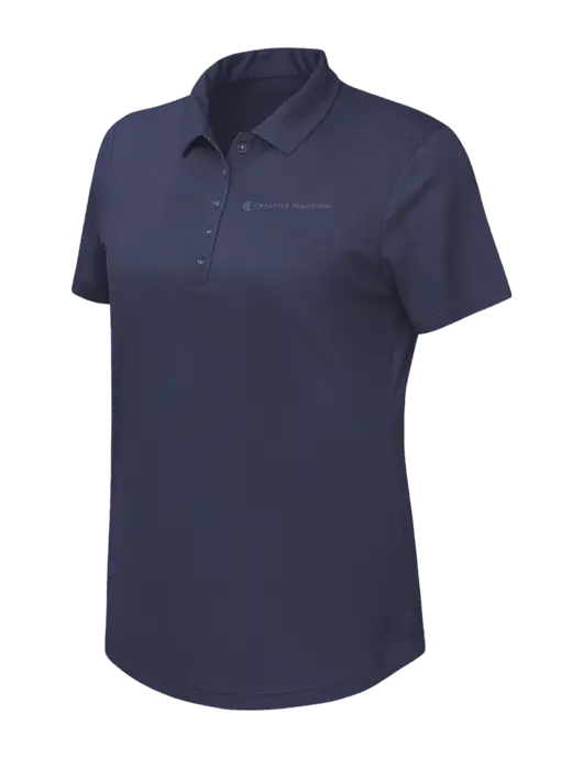 Callaway Womens Birdseye Navy Polo w/Creative Planning Logo