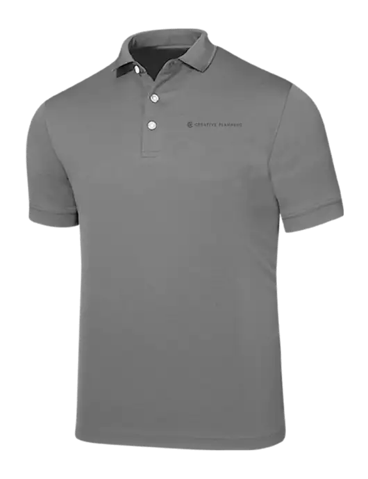 Callaway Ottoman Medium Grey Polo w/Creative Planning Logo