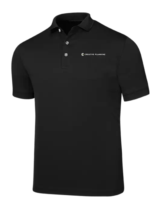 Callaway Ottoman Black Polo w/Creative Planning Logo
