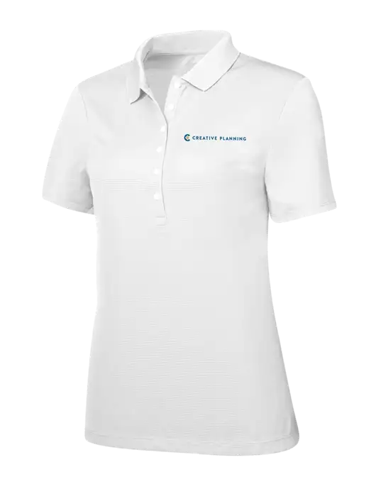 Callaway Womens Ottoman Bright White Polo w/Creative Planning Logo
