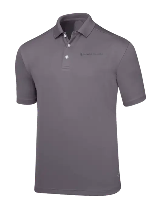 Callaway Core Medium Grey Performance Polo w/Creative Planning Logo