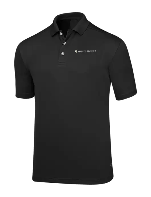 Callaway Core Black Performance Polo w/Creative Planning Logo