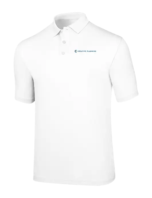 Callaway Opti-Dri White Chev Polo w/Creative Planning Logo