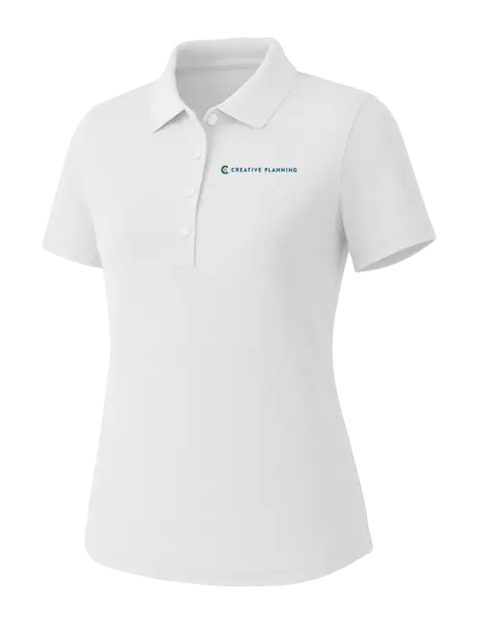 Callaway Womens Core Bright White Performance Polo w/Creative Planning Logo
