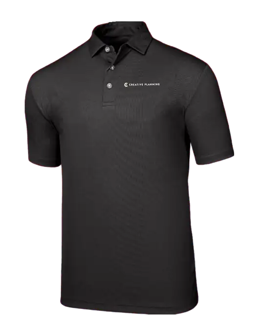 Callaway Birdseye Black Polo w/Creative Planning Logo