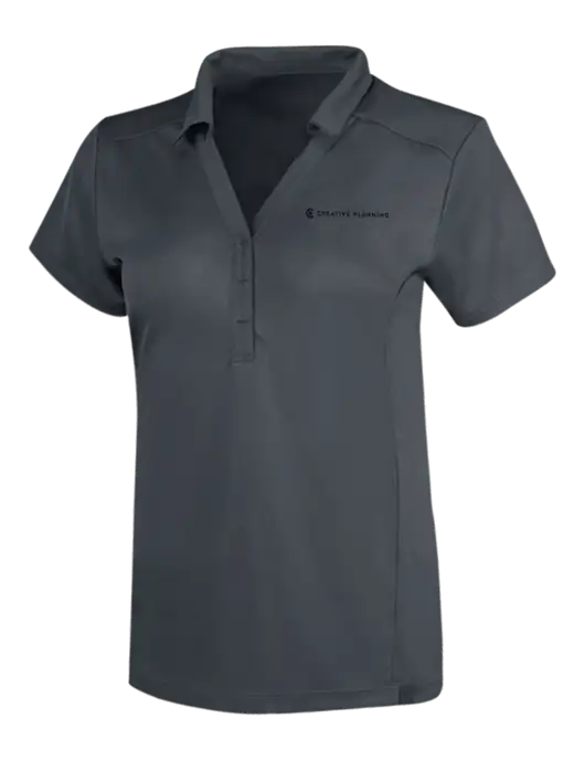 OGIO Dark Grey Womens Framework Polo w/Creative Planning Logo