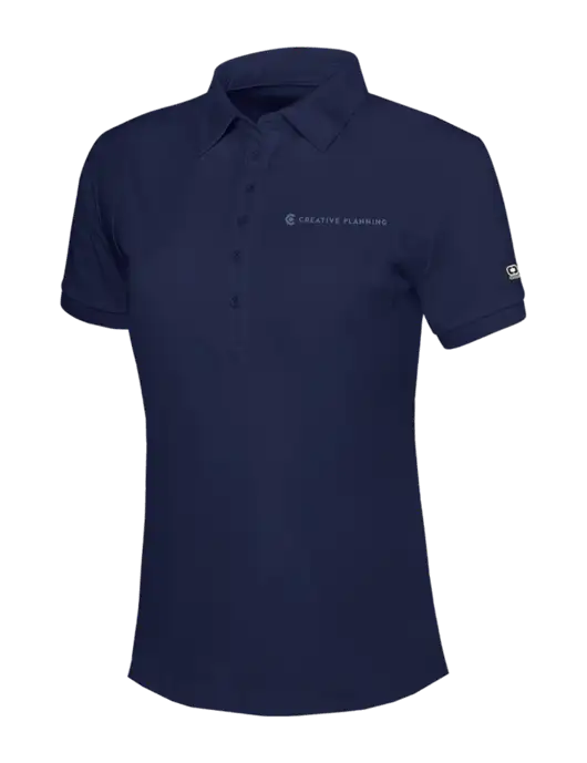 OGIO Womens Navy Jewel Polo w/Creative Planning Logo