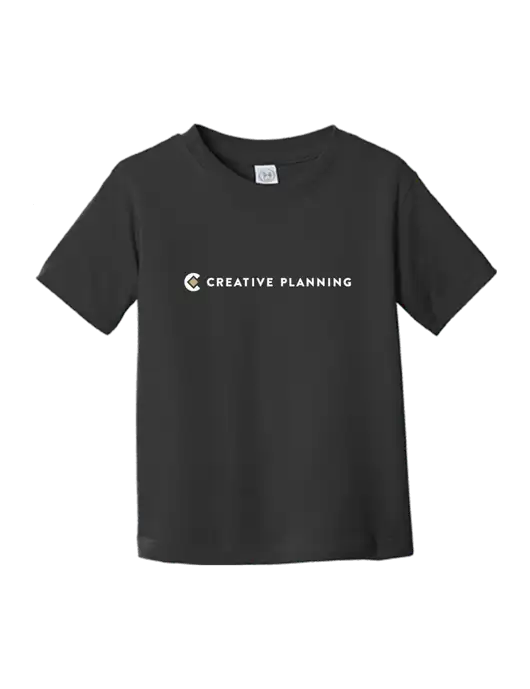 Rabbit Skins Black Toddler Fine Jersey Tee w/Creative Planning Logo