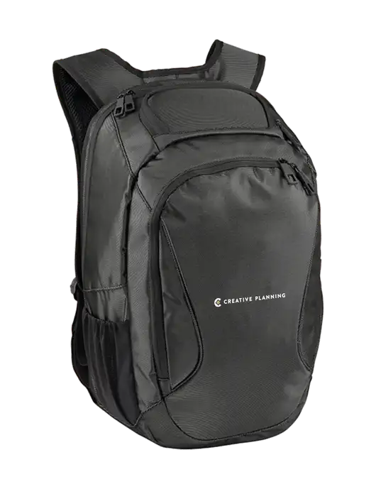 Stealth Dark Grey/Black Laptop Backpack w/Creative Planning Logo