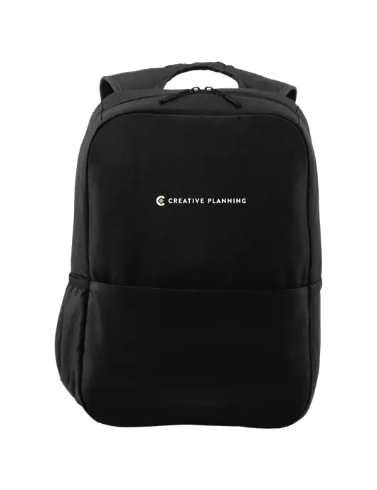 Access Square Laptop Black Backpack w/Creative Planning Logo