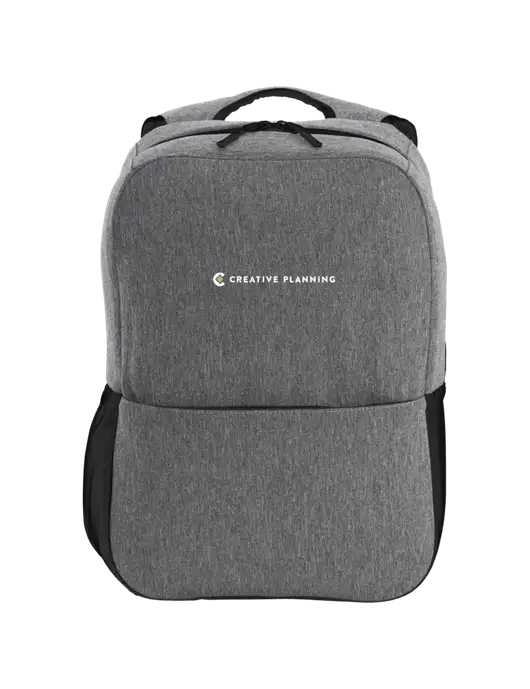 Access Square Laptop Graphite Heather/Black Backpack w/Creative Planning Logo