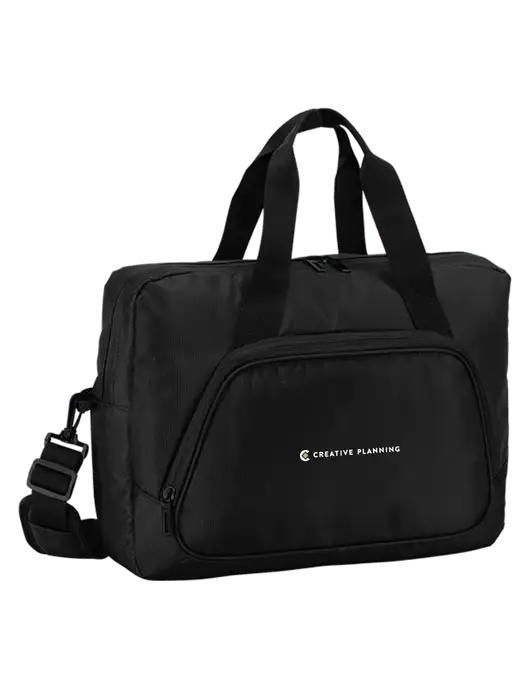 City Black Laptop Briefcase w/Creative Planning Logo