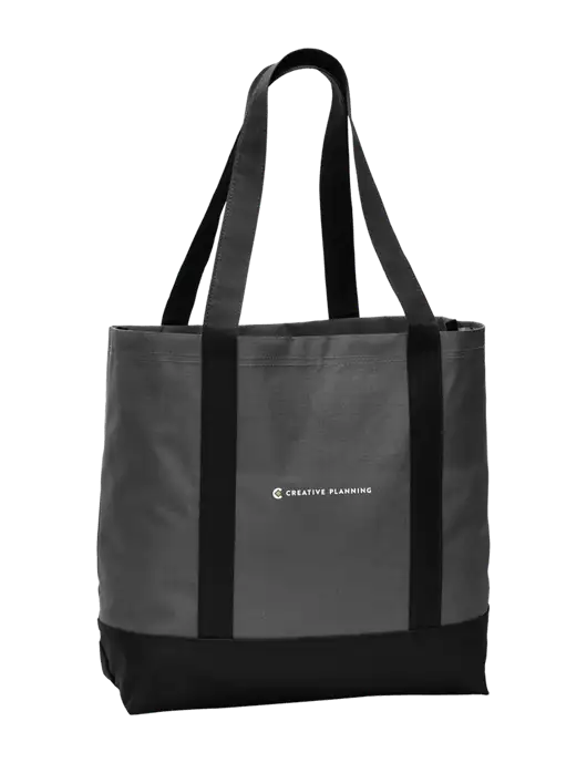 Carryall Charcoal/Black Day Tote Dark w/Creative Planning Logo