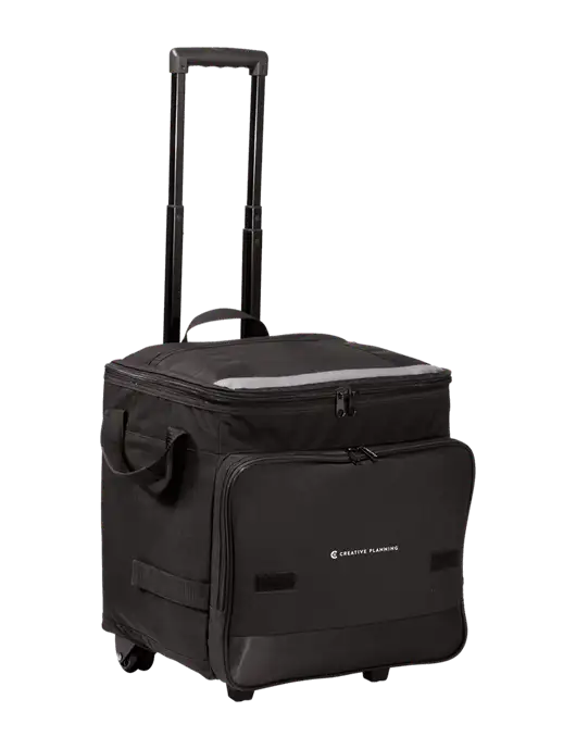 Black Rolling Cooler w/Creative Planning Logo