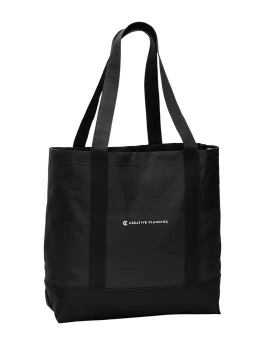 Carryall Black/Black Day Tote w/Creative Planning Logo