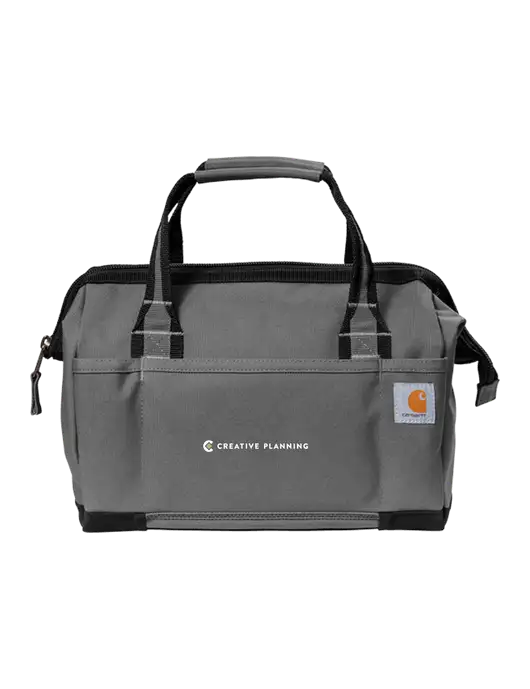 Carhartt Foundry Series 14” Grey Tool Bag w/Creative Planning Logo