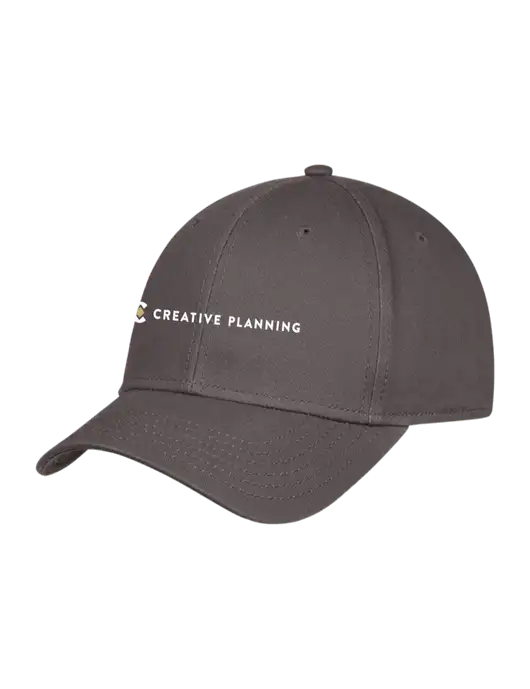 Charcoal Structured Cap Hook & Loop w/Creative Planning Logo
