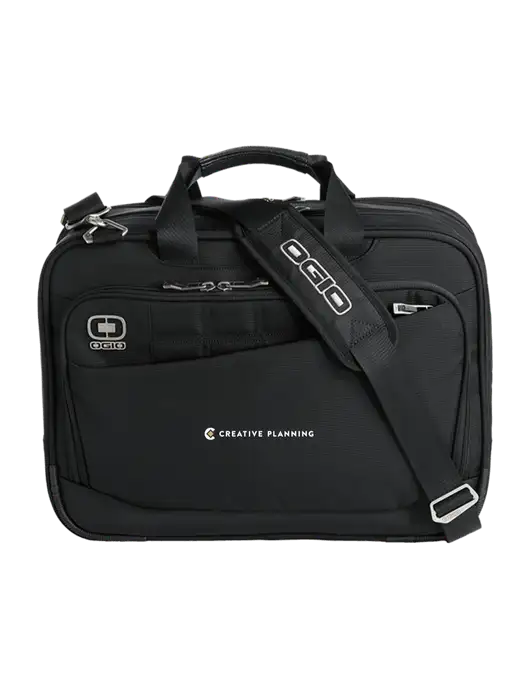 OGIO Black Element Laptop Messenger Bag w/Creative Planning Logo