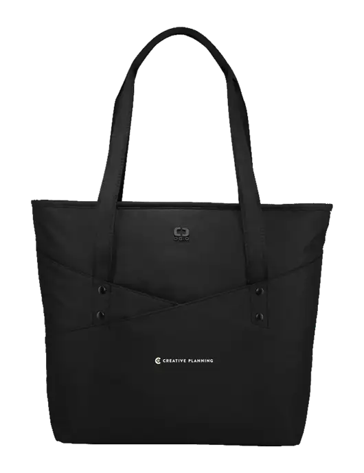 OGIO Black Downtown Tote 
 w/Creative Planning Logo