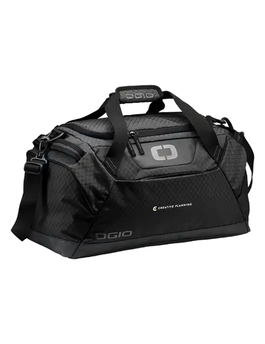 OGIO Black Catalyst Duffle
 w/Creative Planning Logo