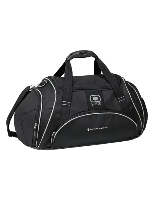 OGIO Black Crunch Duffel
 w/Creative Planning Logo