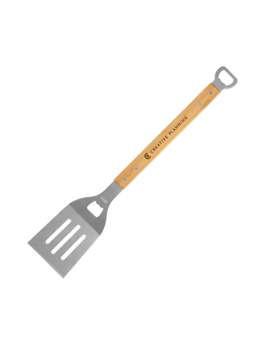 Bamboo BBQ Spatula w/Creative Planning Logo