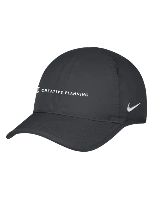 Nike Charcoal Featherlight Cap w/Creative Planning Logo