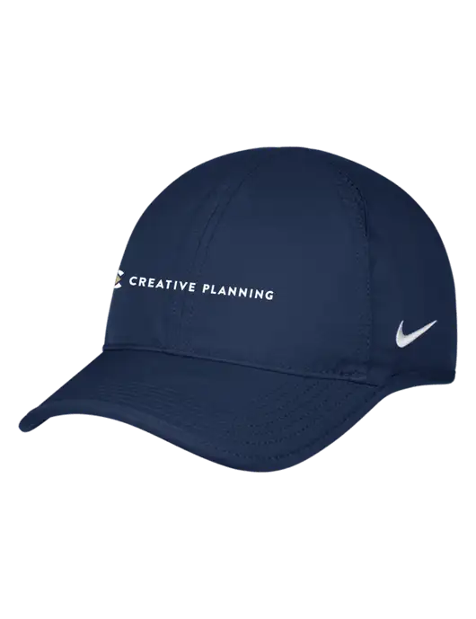 Nike Navy Featherlight Cap w/Creative Planning Logo