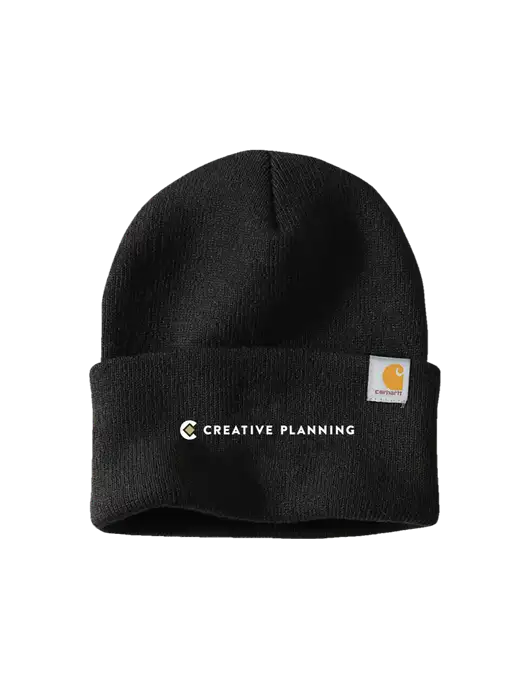 Carhartt Black Watch Cap 2.0 w/Creative Planning Logo