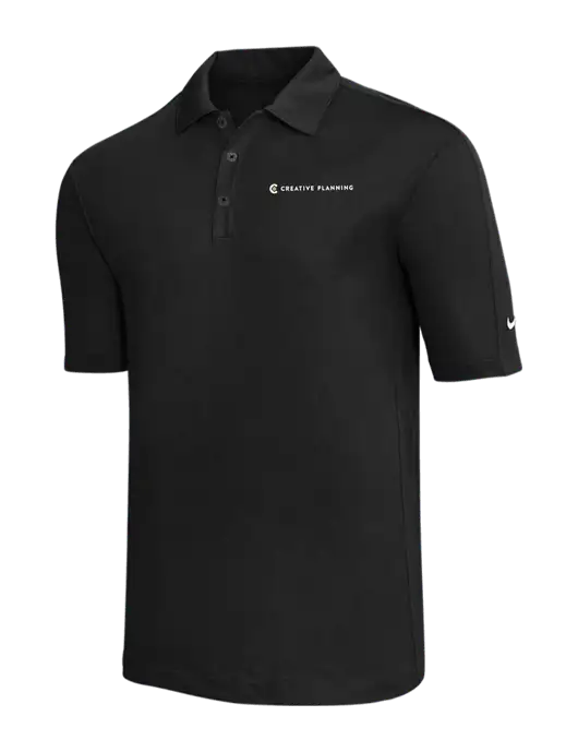 Nike Black Tech Sport Dri-FIT Polo w/Creative Planning Logo