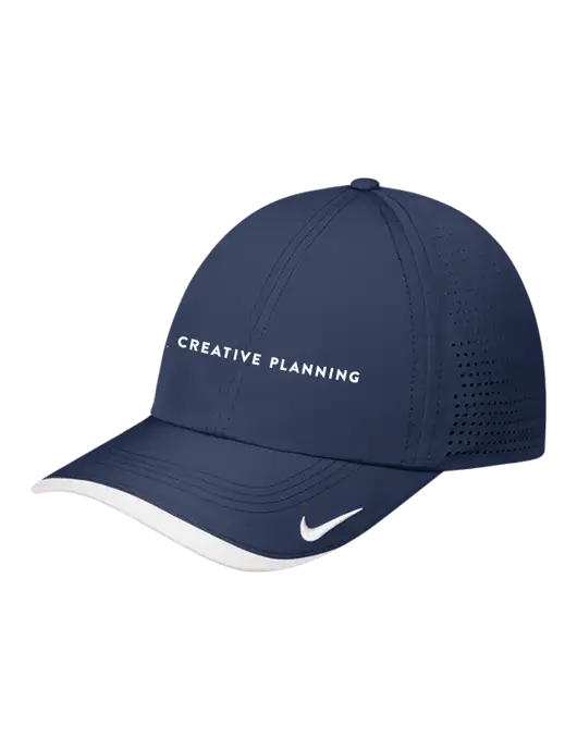 Nike Navy/White Dri-FIT Perforated Performance Cap w/Creative Planning Logo