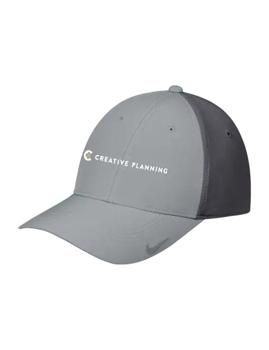 Nike Light Grey/Dark Grey Dri-FIT Legacy Cap w/Creative Planning Logo