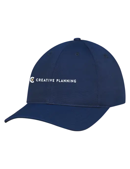 Navy Nylon Twill Performance Cap w/Creative Planning Logo