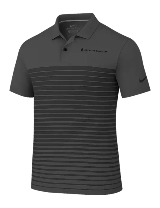 Nike Dark Grey Dri-FIT Vapor Block Polo w/Creative Planning Logo