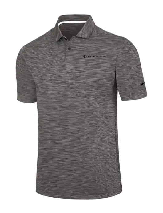 Nike Dark Grey Dri-FIT Vapor Space Dyed Polo w/Creative Planning Logo