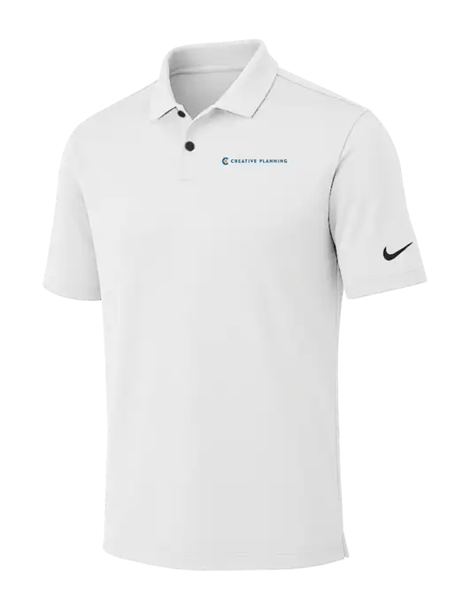 Nike White Dri-FIT Vapor Polo w/Creative Planning Logo