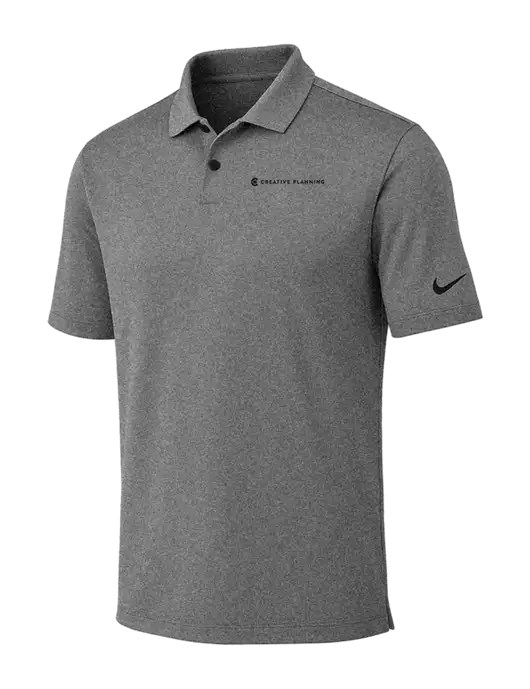 Nike Dark Grey Heather Dri-FIT Vapor Polo w/Creative Planning Logo