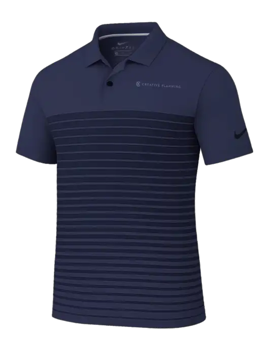 Nike Navy Dri-FIT Vapor Block Polo w/Creative Planning Logo