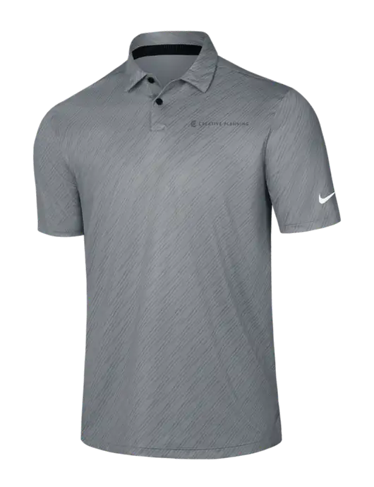 Nike Medium Grey Vapor Dash Polo w/Creative Planning Logo