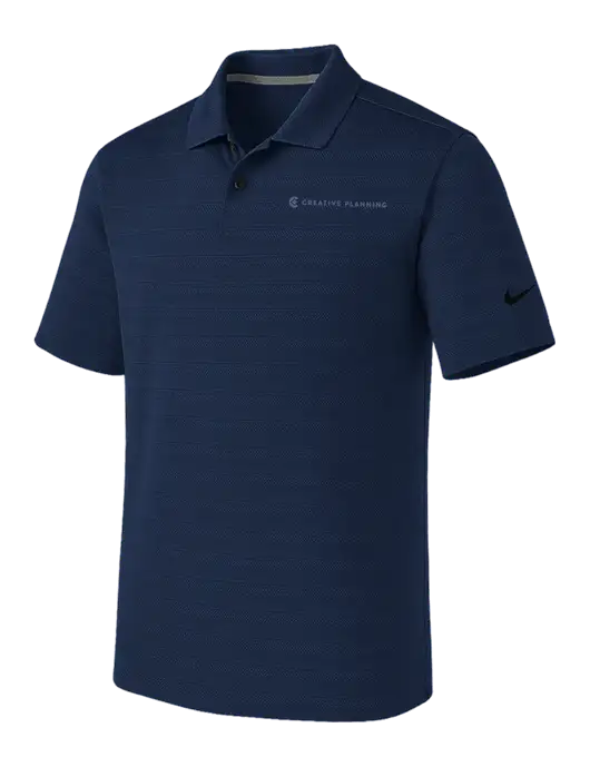 Nike Navy Dri-FIT Vapor Jacquard Polo w/Creative Planning Logo