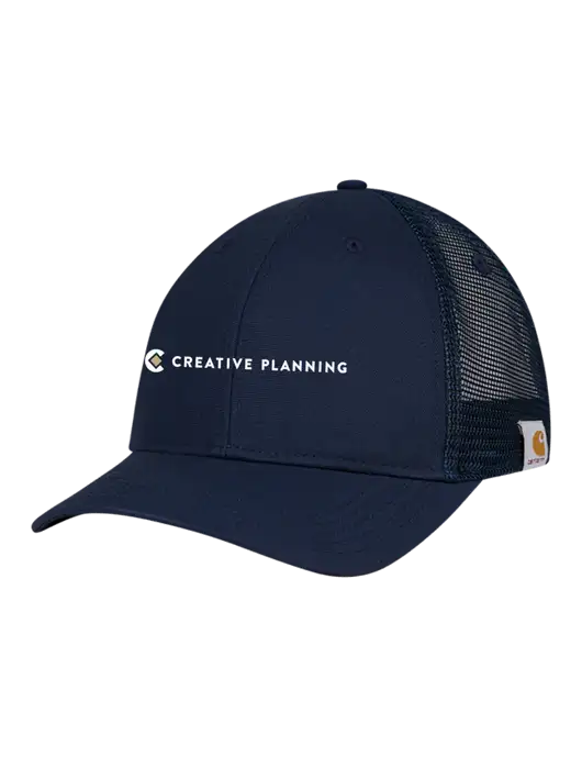 Carhartt Navy Trucker Rugged Pro Series Cap w/Creative Planning Logo