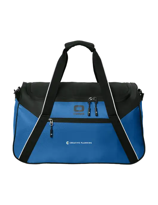 OGIO Light Navy/Black Inception Duffel w/Creative Planning Logo