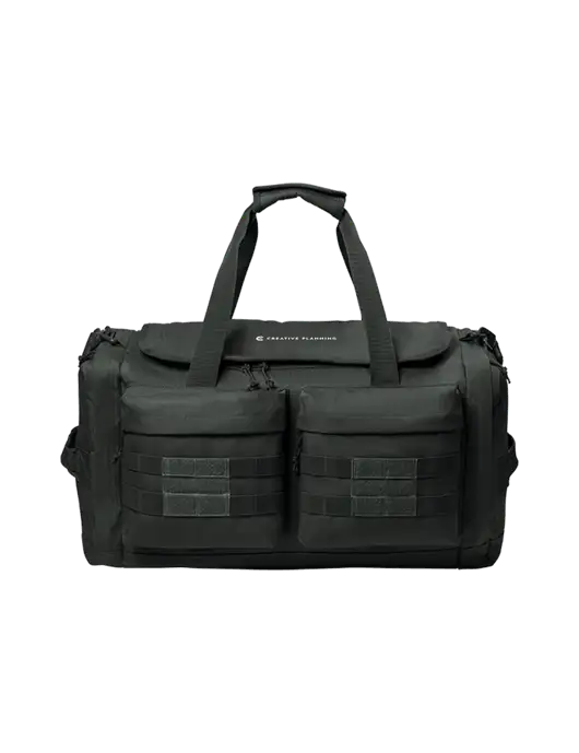 CornerStone Charcoal Grey Tactical Duffel w/Creative Planning Logo