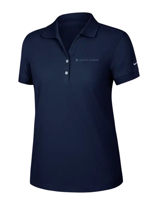 Nike Womens Dri-FIT Classic Dark Navy Polo w/Creative Planning Logo