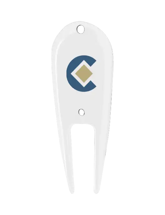 White Divot Tool w/CP Icon Logo