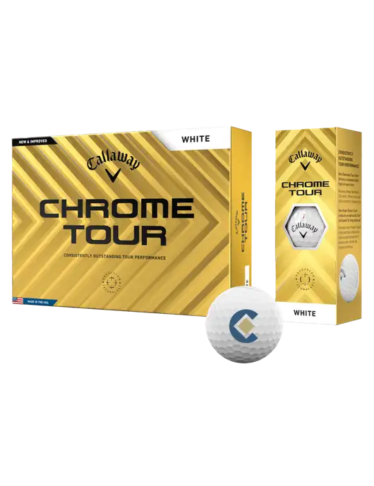 Callaway Chrome Tour Golf Balls 12/pkg w/CP Icon Logo